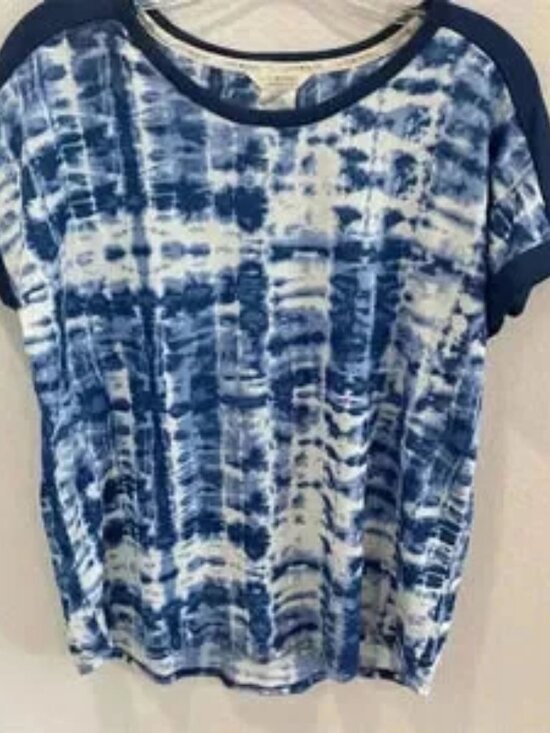 Tops - Women's Multicolor Tie-Dye T-Shirt Casual Short Sleeve